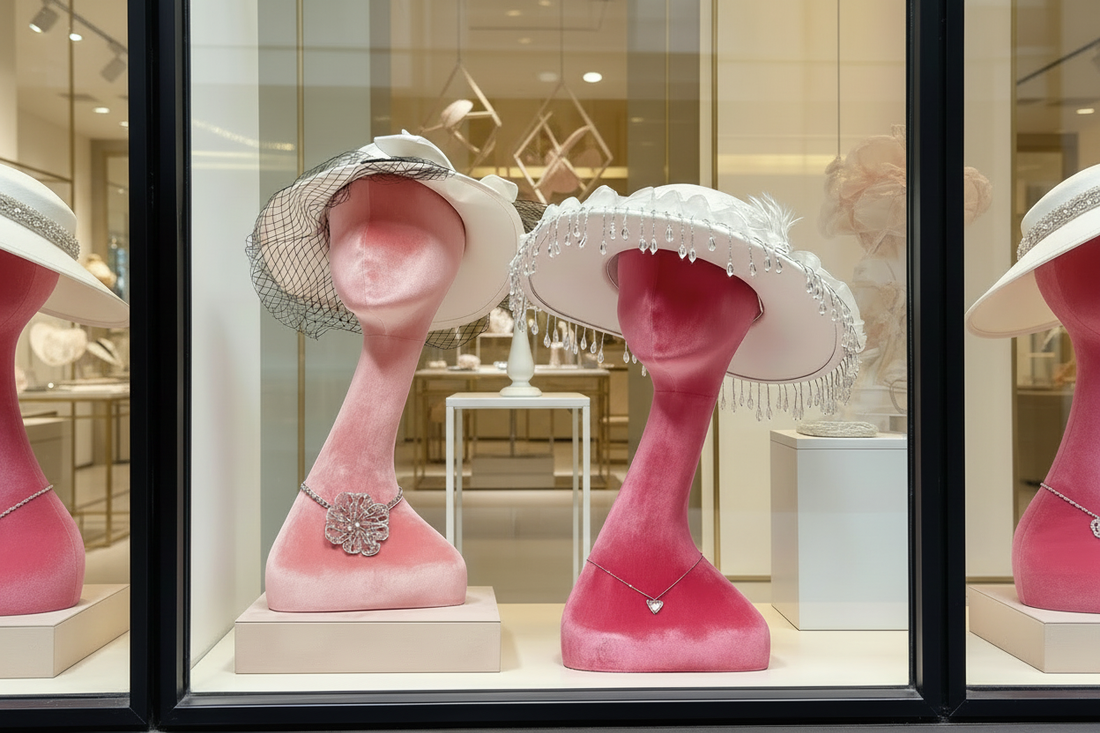 The Velvet Touch of Elegance: Why Rose Red and Pink Mannequin Heads Are Transforming Retail Displays