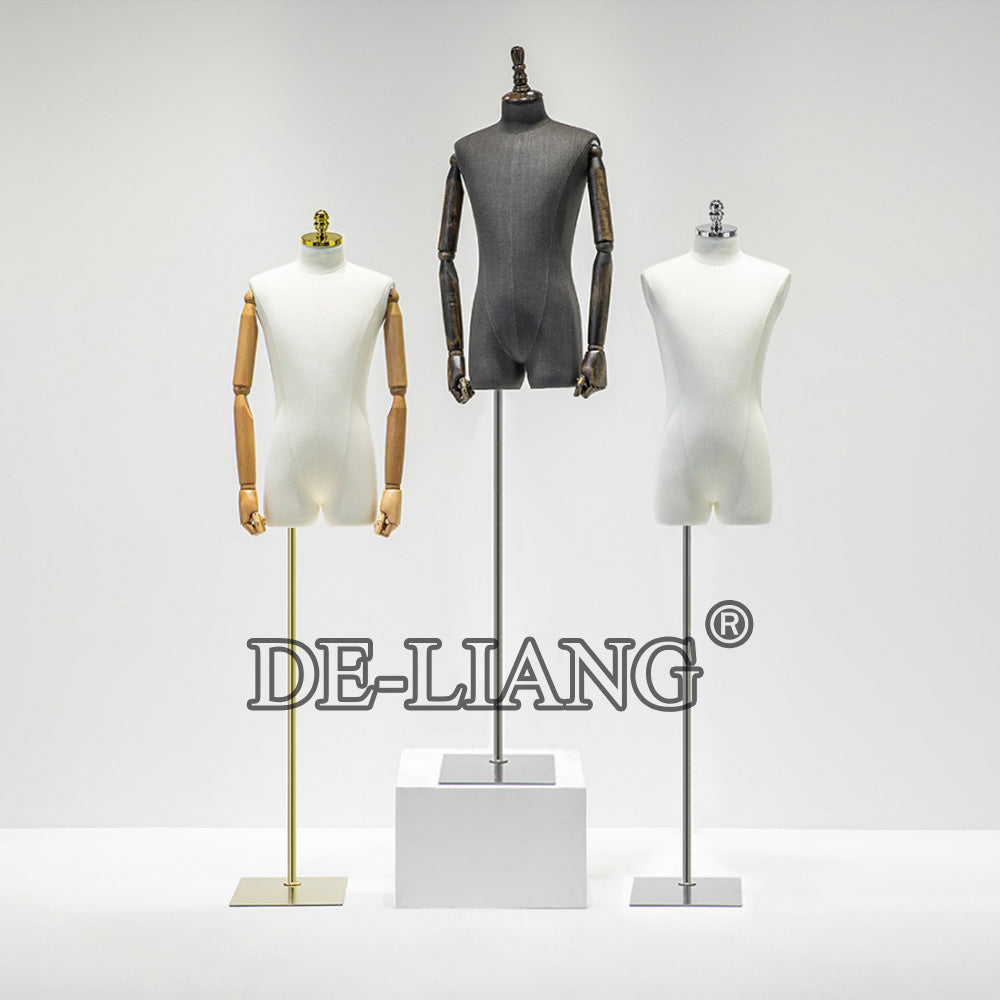 Showcase Men’s Fashion with the DE-LIANG Male Half Body Mannequin