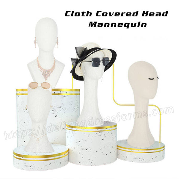 ABC Head Mannequin Series ---Design and Make Headbands Display by DE-LIANG