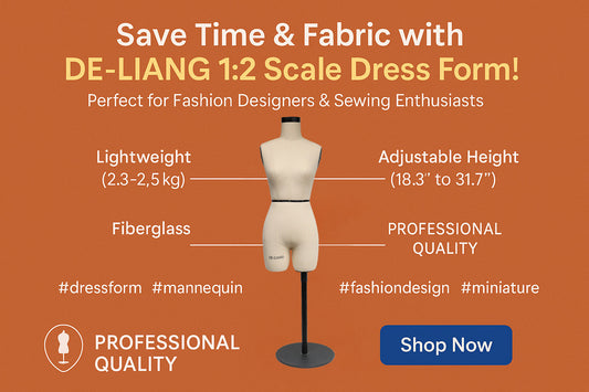 Half Scale Dress Form: Essential Tool for Fashion Designers - DE-LIANG Professional Miniature Mannequin Guide