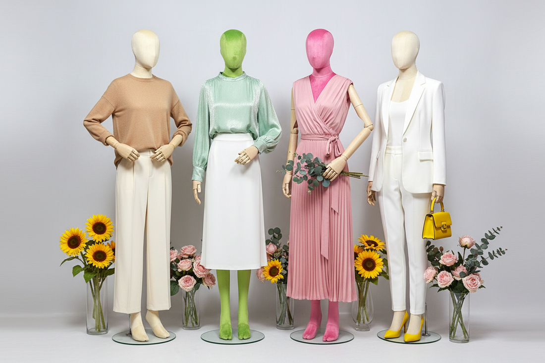 Spring Window Display Refresh Guide: Using Color to Awaken Customer Desire