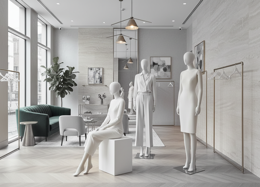 The Art of Minimalism: Why White Abstract Mannequins Are Defining Modern Luxury Retail