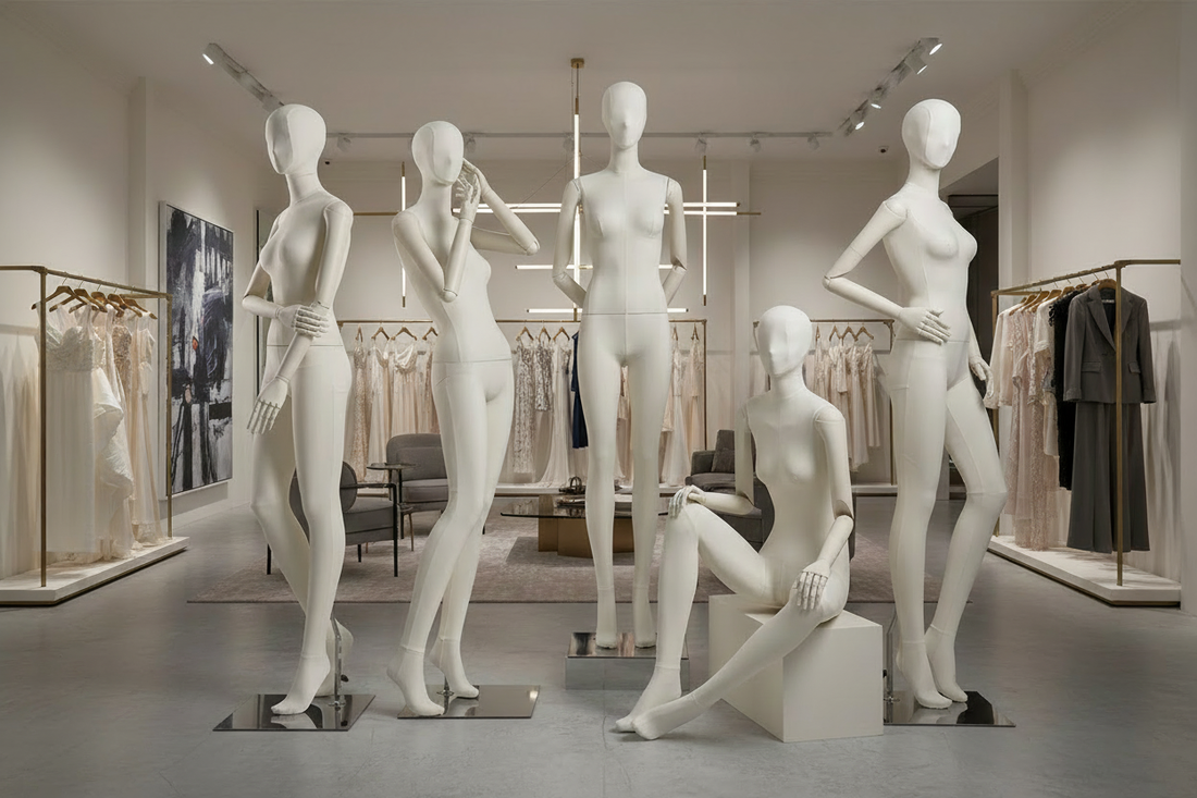 DE-LIANG Sculpted Fabric Mannequin: Bringing Your Fashion to Life with Realistic Elegance