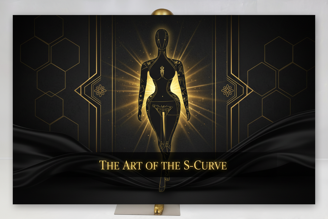 The Art of the S-Curve: Why Black & Gold Mannequins Are Redefining Luxury Fashion Display