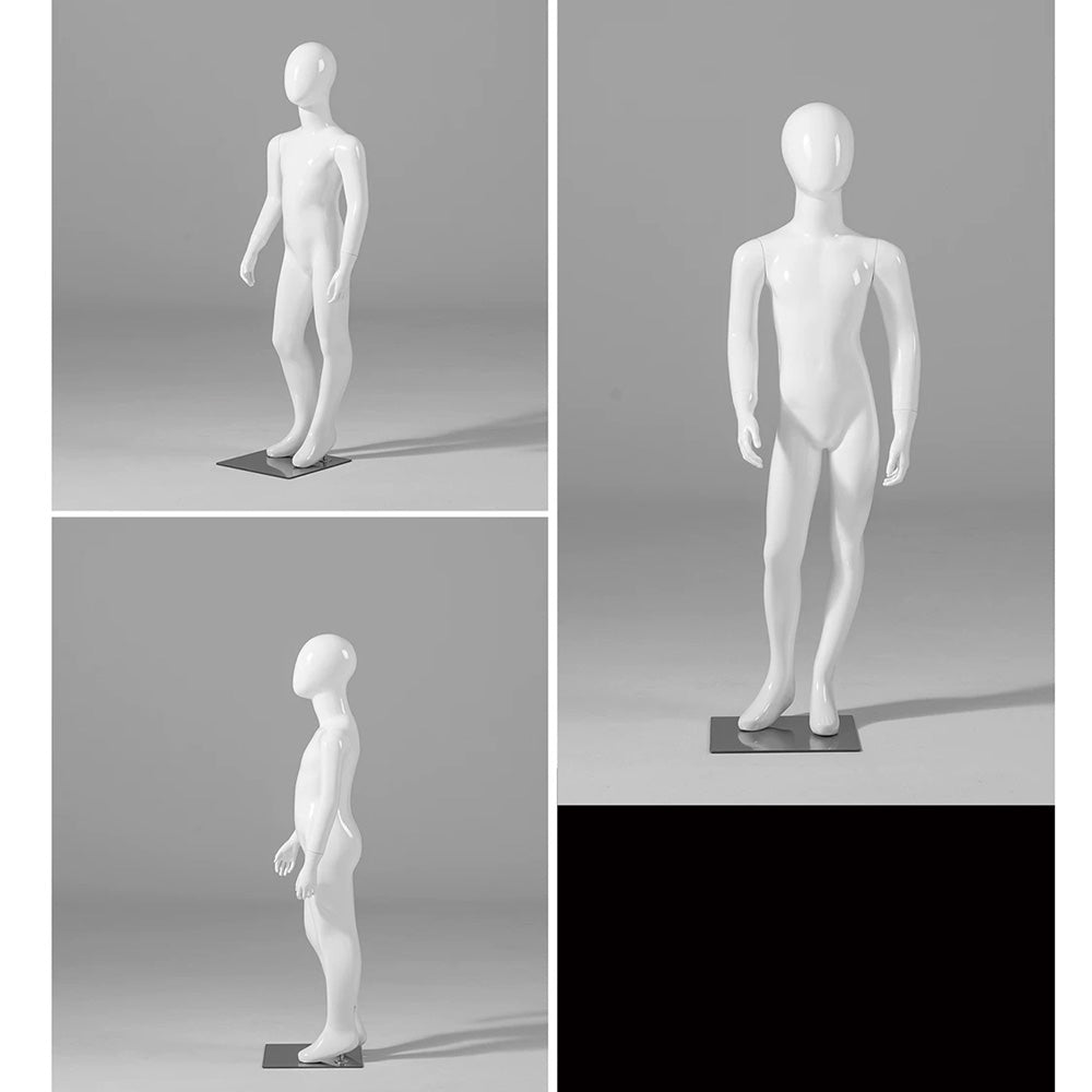 DE-LIANG Child Mannequin Display Forms – Standing & Sitting Poses (Ages 2–15)