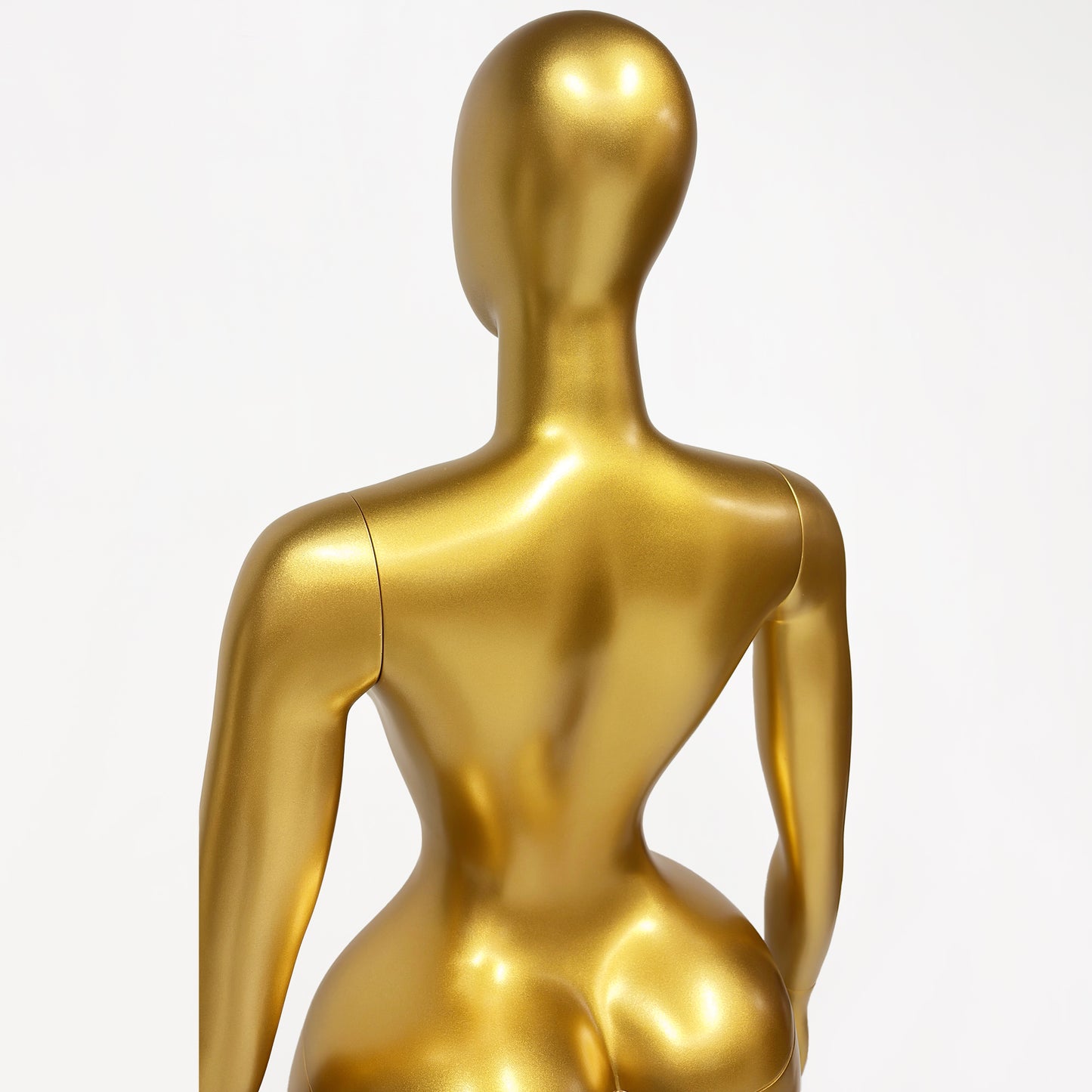 DE-LIANG Female Plus Size Mannequin,Slim Waist Curvy Hip Fiberglass Mannequin,Women Body Mannequin Clothing Display Model