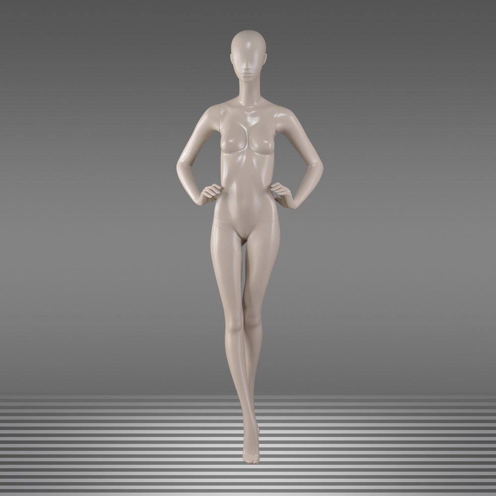 DE-LIANG Female Mannequin Full Body Display,Professional Dress Form for Clothing Store Window Display ,Matte Skin Finish Retail Mannequins