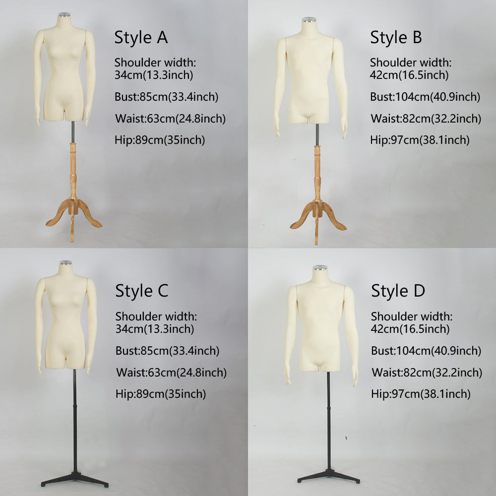 Soft Half Body Mannequin,Sewing Mannequin Torso