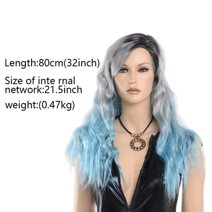 DE-LIANG Fashional Female Mannequin's Wig,Handmade Long Curly Hair,Long Curly Hair for Window Manikin Head Decorate,Luxury Wigs, Cosplay Wig DL2390 De-Liang Dress Forms