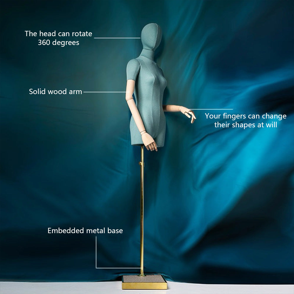 DE-LIANG Mannequin Half Body Female With Head