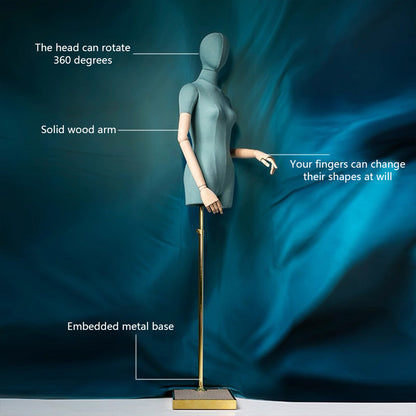 DE-LIANG Mannequin Half Body Female With Head
