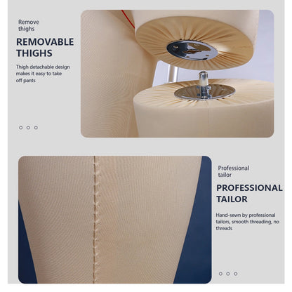 DE-LIANG Professional Lingerie Tailor Dress Form - Oblique Pinnable Female Full Body Mannequin with Reference Lines