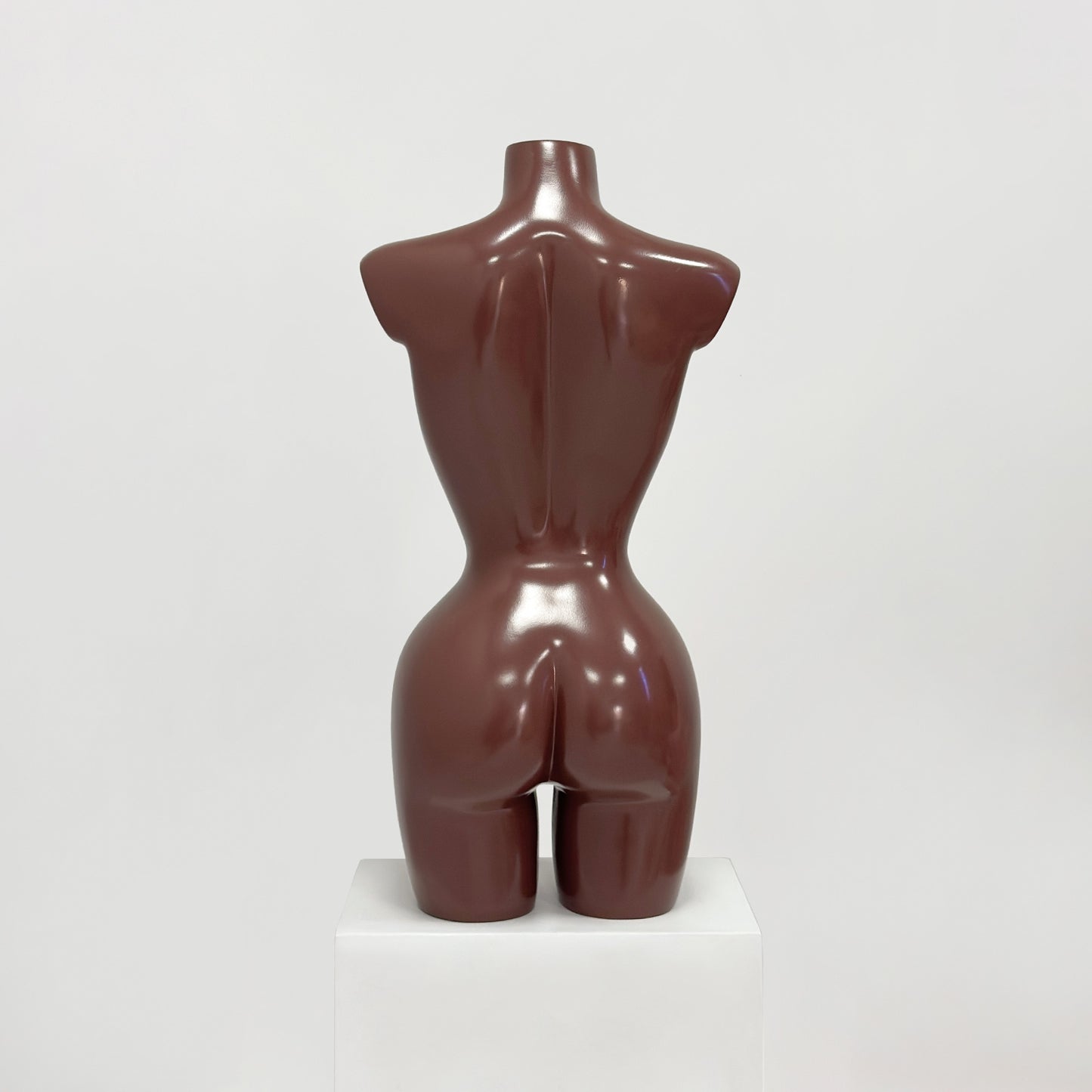 DE-LIANG Female Half-Body Mannequin | Glossy Fiberglass Lingerie Display Torso for Boutique