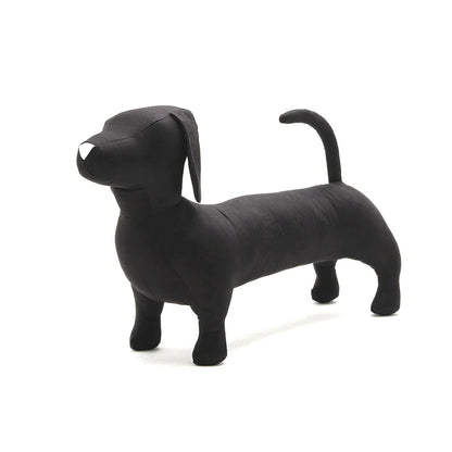 Soft black Dog Mannequin, Pet Mannequin, Decorative Dog Sculpture for Boutique Display, Pet Clothes Mannequin