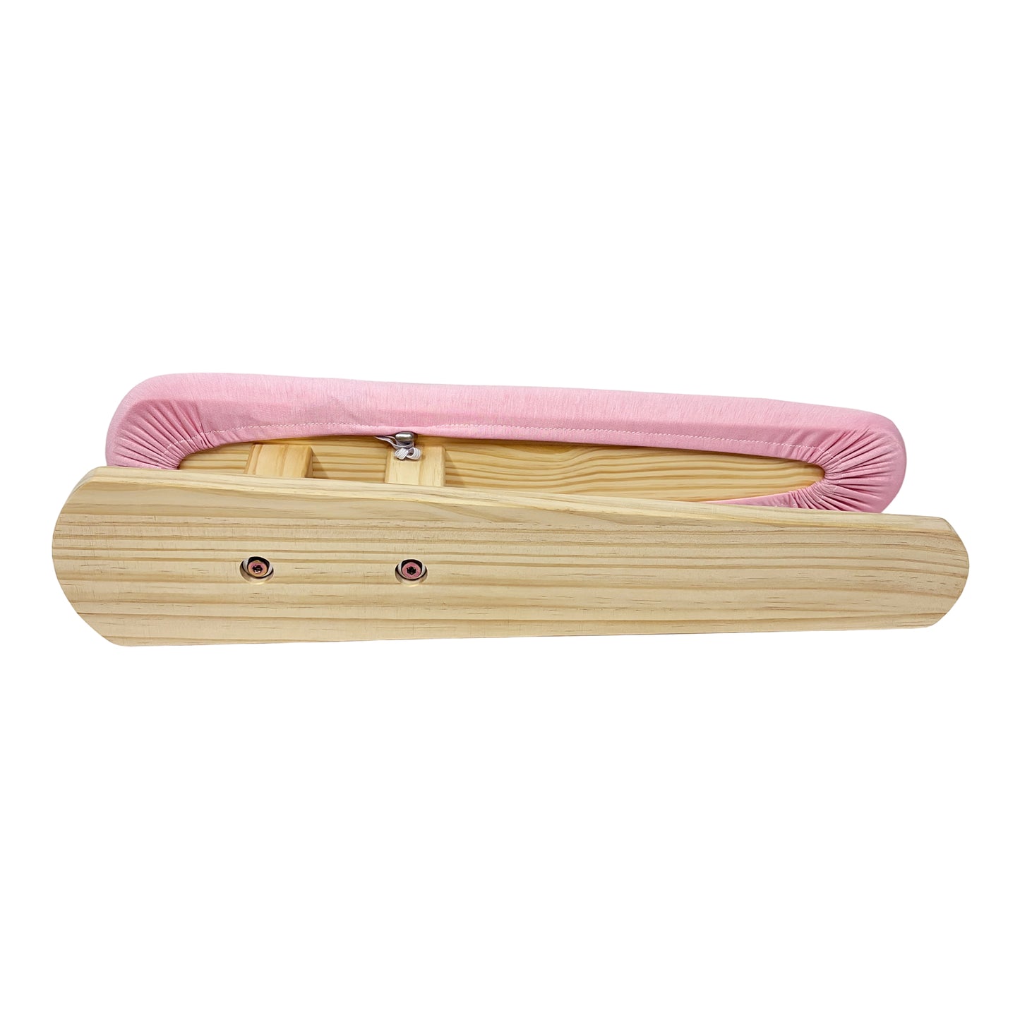 DE-LIANG Professional Pink Tailor Pressing Board with Solid Wood Base