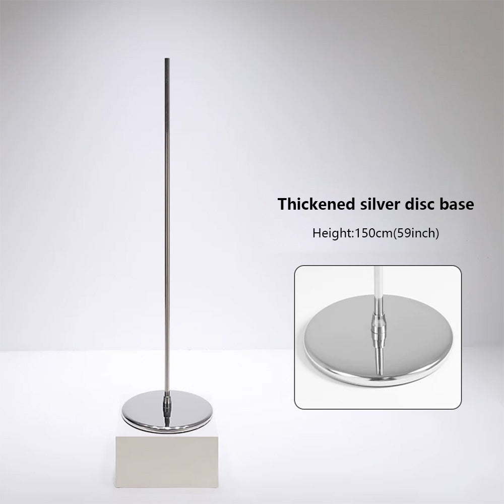 DE-LIANG Mannequin Base Stand | Half Body Mannequin Display Stand Stainless Steel