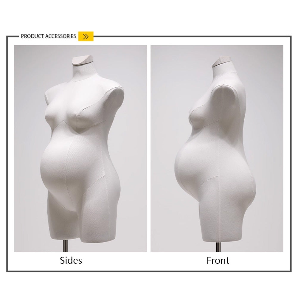 Pregnant mannequin torso for maternity clothing display