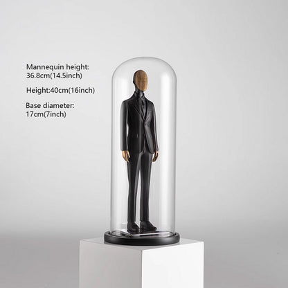 DE-LIANG Mini Mannequin Homme Corps Entier, Forme De Robe Homme Colorée Décoration De Bureau À Domicile, Vitrine Miniature Costume Mannequin Homme Mannequin