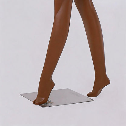 DE-LIANG Mocha Brown Female Full Body Mannequin for Boutique Window Display