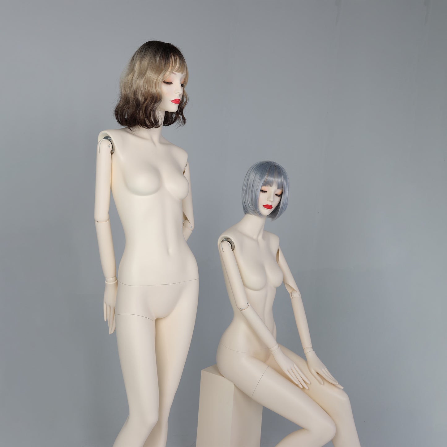 DE-LIANG Makeup Female Full Body Mannequin | Fiberglass Form for Bridal & Fashion Retail