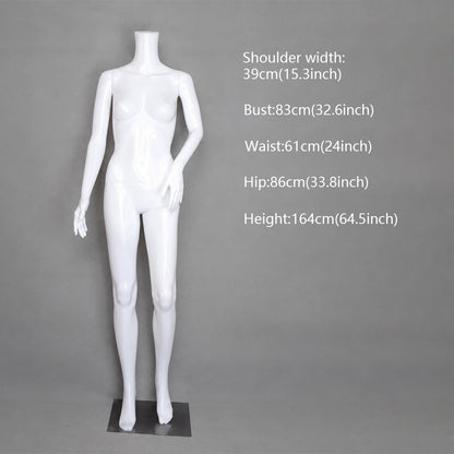 DE-LIANG Female Mannequin for Displaying Dresses, Clothing Store Full Body Display
