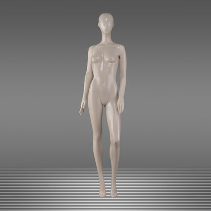DE-LIANG Female Mannequin Full Body Display,Professional Dress Form for Clothing Store Window Display ,Matte Skin Finish Retail Mannequins