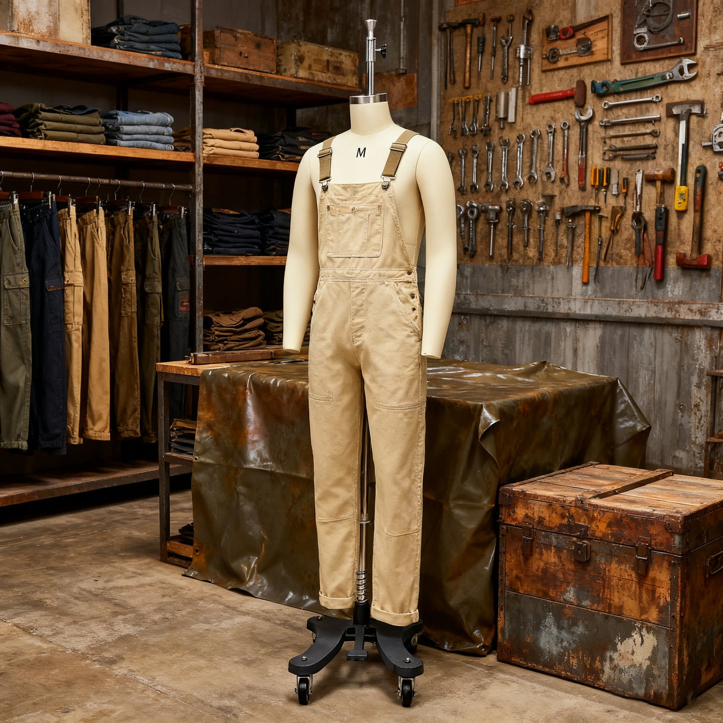 DE-LIANG Professional Male Tailor Dress Form with Legs and Base,Adult Adjustable Mannequin Torso, Full Body Sewing Form for Fashion Design, Pattern Making & Garment Display