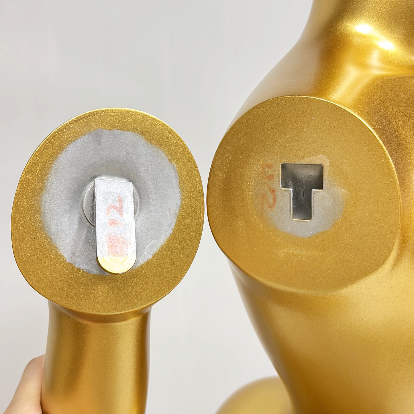 DE-LIANG Female Plus Size Mannequin,Slim Waist Curvy Hip Fiberglass Mannequin,Women Body Mannequin Clothing Display Model