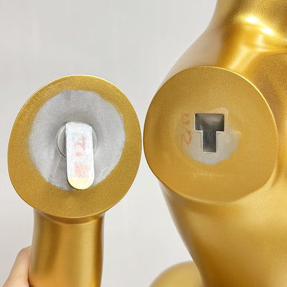 DE-LIANG Female Plus Size Mannequin,Slim Waist Curvy Hip Fiberglass Mannequin,Women Body Mannequin Clothing Display Model