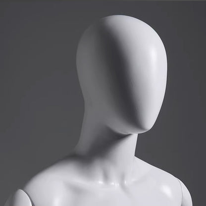 DE-LIANG Gray Youth Mannequin - Full Body Fiberglass Display Forms for Clothing Stores