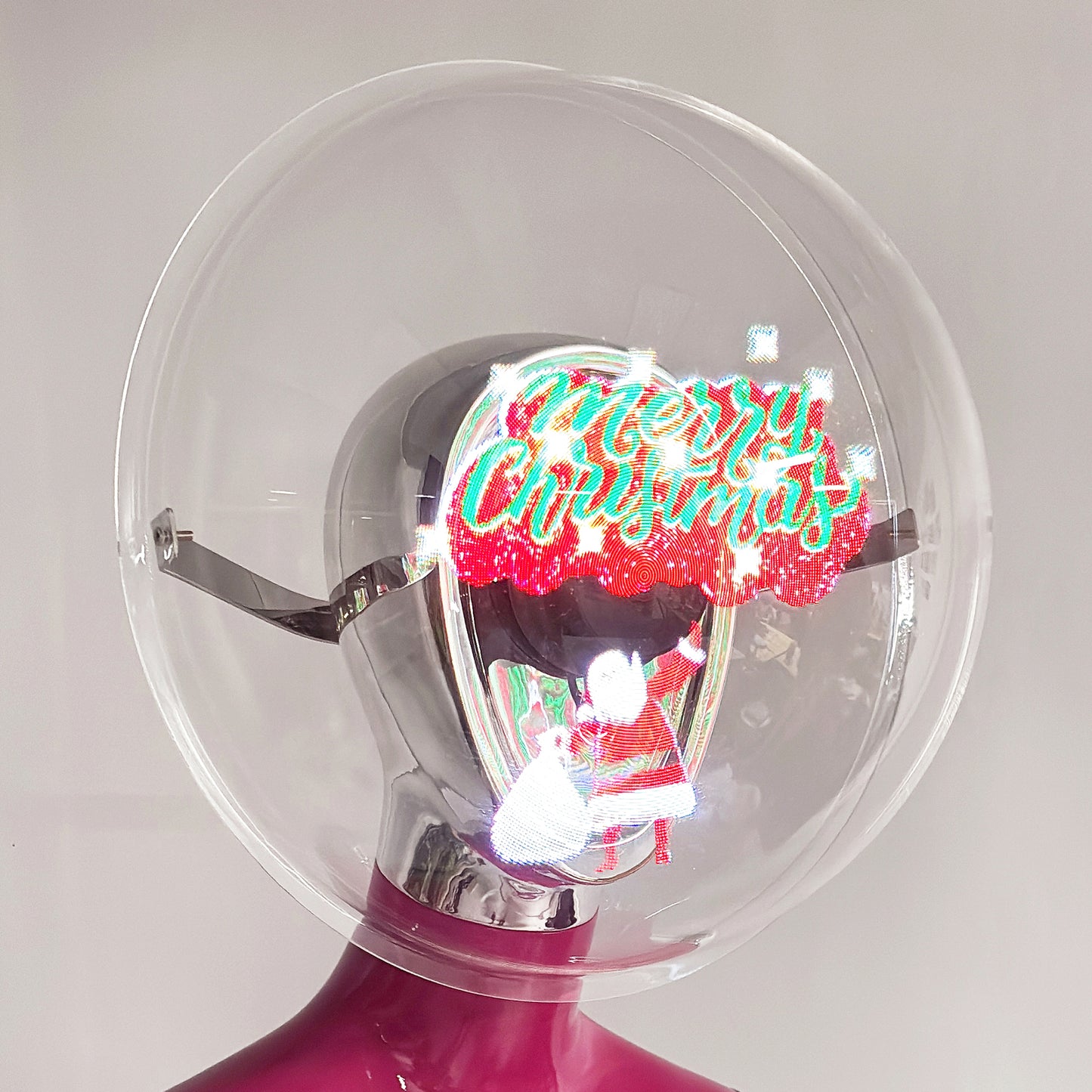 DE-LIANG 3D Holographic Female Mannequin with LED Bluetooth for Retail Window Display