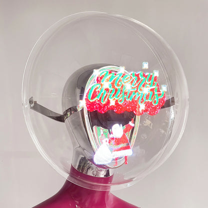 DE-LIANG 3D Holographic Female Mannequin with LED Bluetooth for Retail Window Display