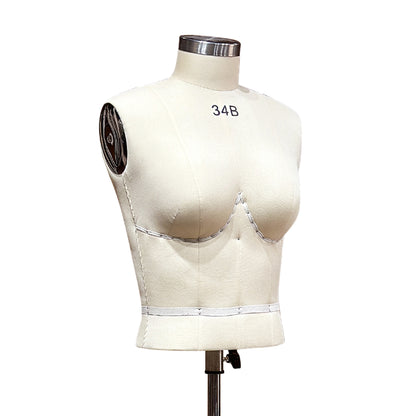 DE-LIANG Bra Form Dress Form | Lingerie Sewing Mannequin with Realistic Bust