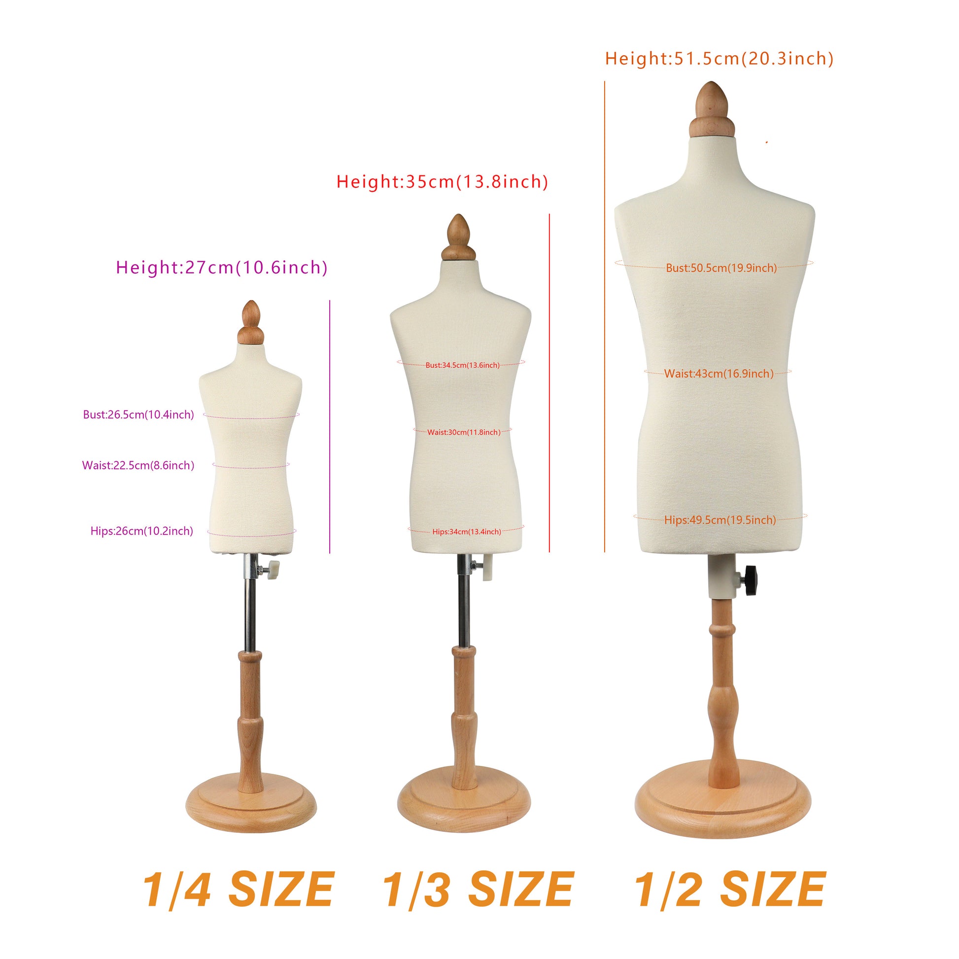 half scale dress form male miniature 1/3 1/4 1/2 tailor fitting dressmaker mannequin for school draping, mini fully pinable men sewing foam - De-Liang Dress Forms