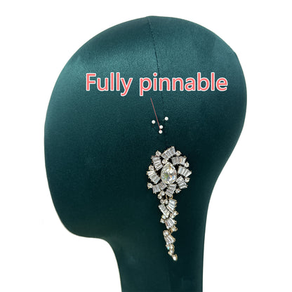 Suede Mannequin Head in Purple/Green – Pinnable Female Model for Hat and Jewelry Display, Unique Hat Stand, Perfect for Boutique Owners DE-LIANG