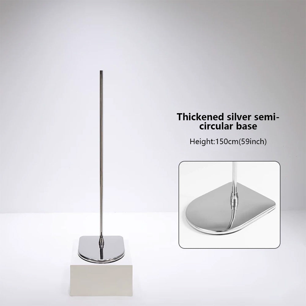 DE-LIANG Mannequin Base Stand | Half Body Mannequin Display Stand Stainless Steel