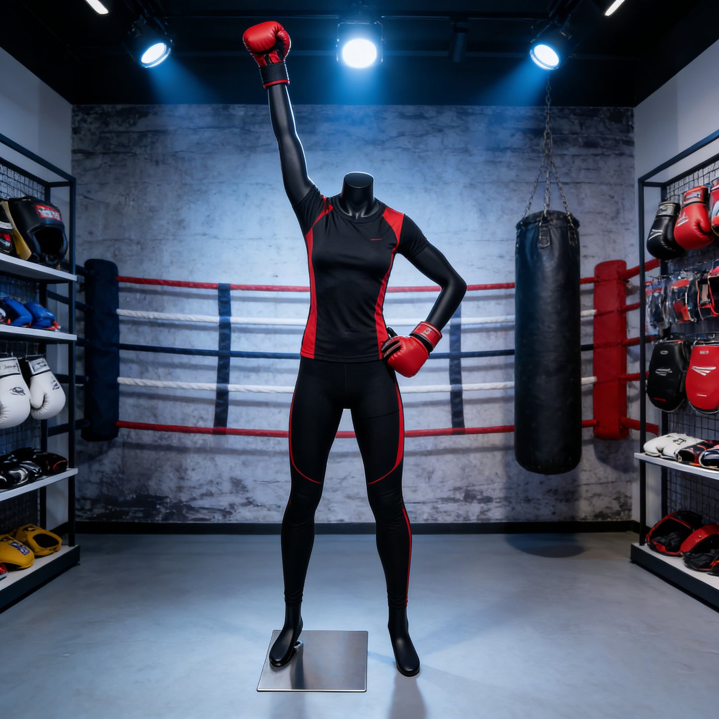 DE-LIANG Athletic Female Mannequin Headless Full Body for Gym Sportswear Display