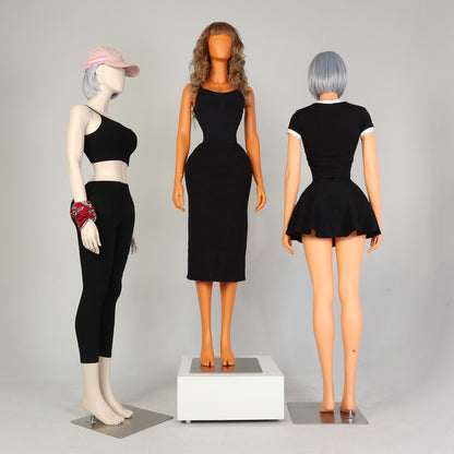 DE-LIANG Female Full Body Mannequin | 6 Skin Tones | Fiberglass Retail Display Form