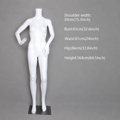 DE-LIANG Female Mannequin for Displaying Dresses, Clothing Store Full Body Display