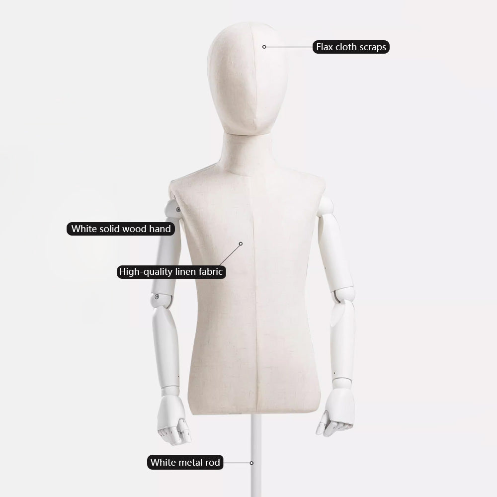 DE-LIANG Kids Half Body Mannequin