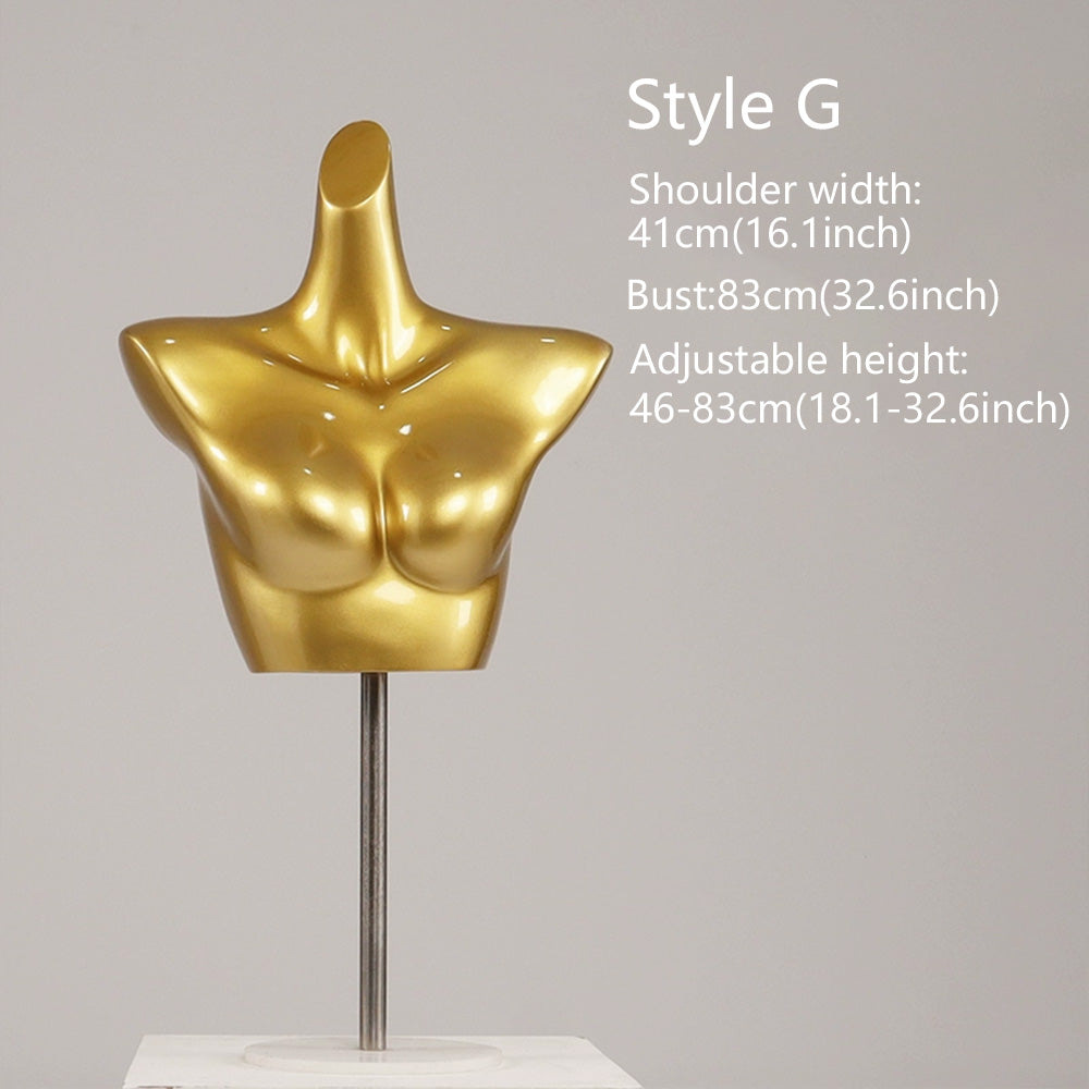 Gold Female Lingerie Mannequin
