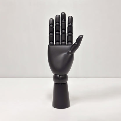 DE-LIANG Wall Mount Mannequin Hand, Mechanical Wood Jewelry Display Stand for Boutiques