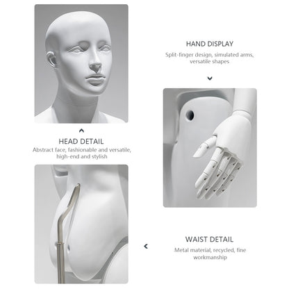 DE-LIANG Poseable Athletic Robot Mannequin for Running, Jumping & Activewear Displays