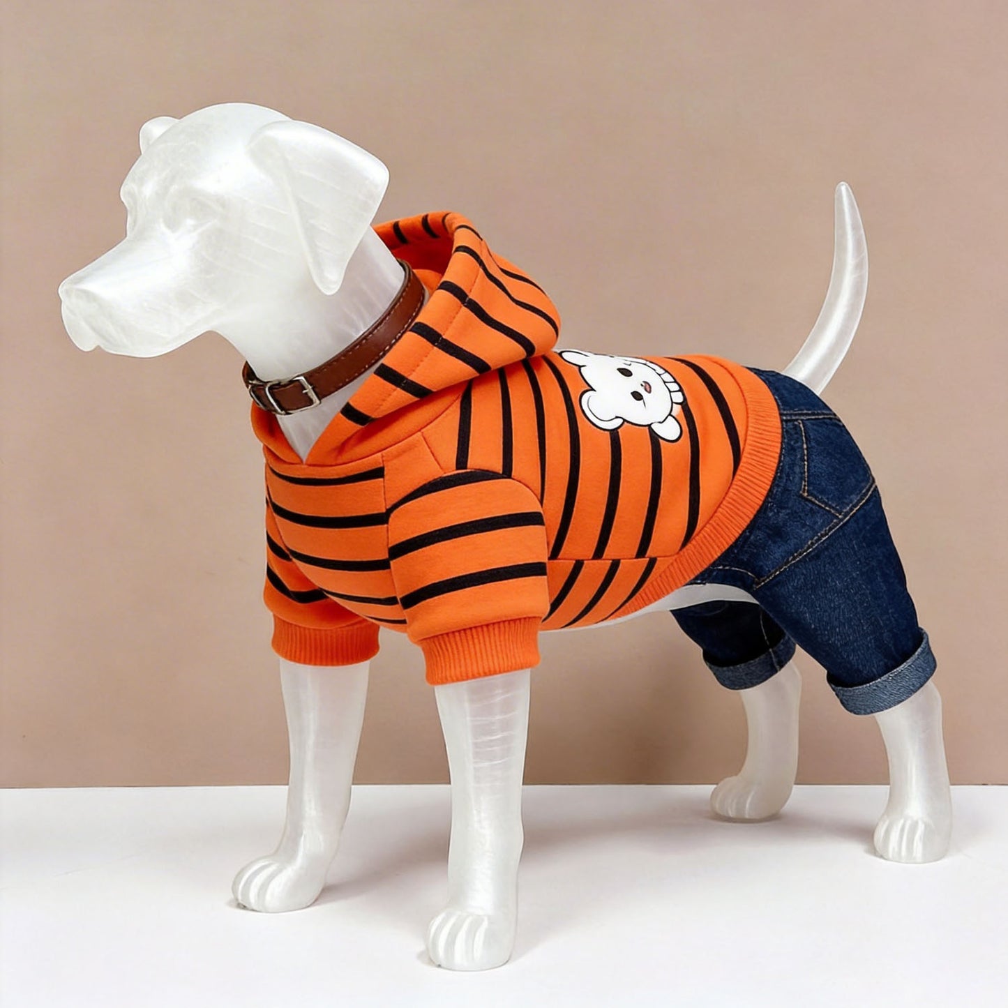 Professional 3D Printed Dog Mannequin - Detachable Pet Clothing Display Model with Ultra-Strong Magnetic Joints - Realistic & Elegant Pet Store Prop