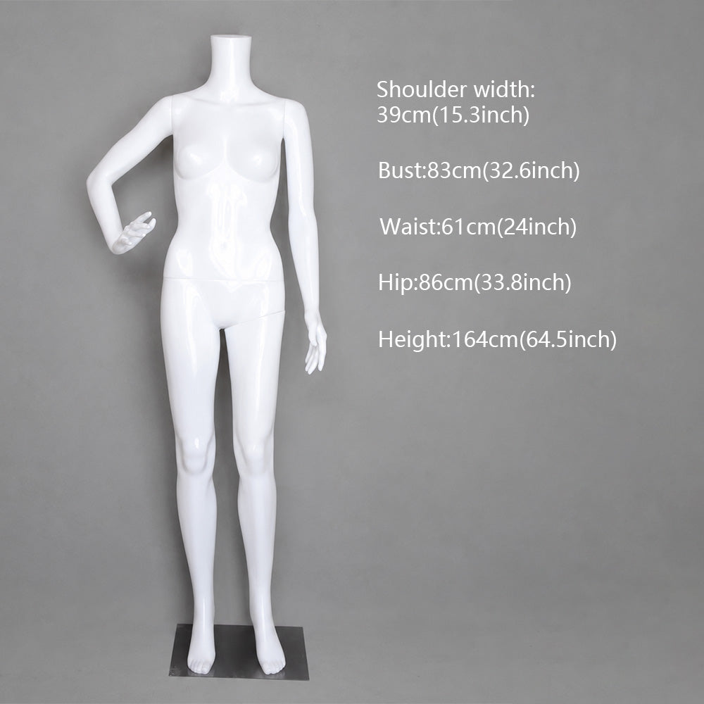 DE-LIANG Female Mannequin for Displaying Dresses, Clothing Store Full Body Display