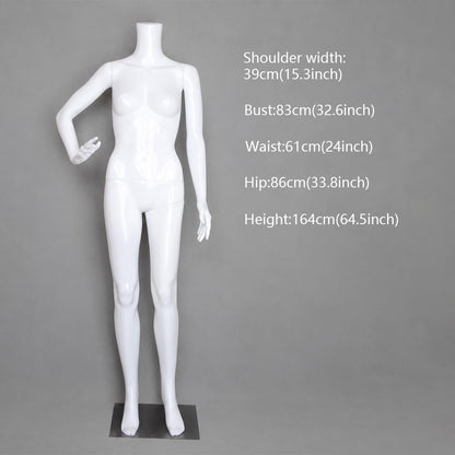 DE-LIANG Female Mannequin for Displaying Dresses, Clothing Store Full Body Display