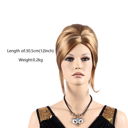 DE-LIANG Fashional Female Mannequin's Wig, Handmade Wigs With Bangs,Short/Long Wig for Window Manikin Head Decorate,Luxury Wigs, Cosplay Wig DL2394 De-Liang Dress Forms