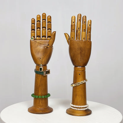 DE-LIANG Wooden Hand Model – Jewelry Display, Glove Mannequin & Sketch Prop