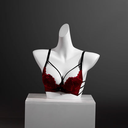 DE-LIANG Female Lingerie Half Body Mannequin - Bust Torso Hip Form Bra Panty Underwear Display Prop