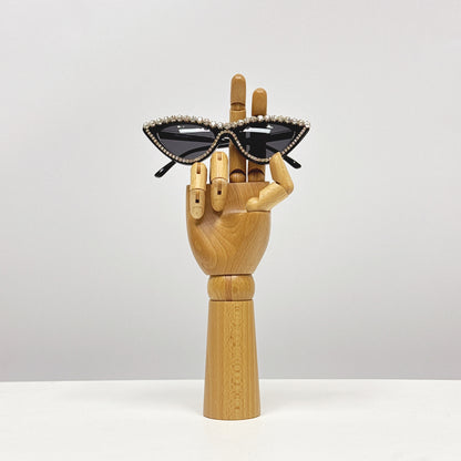 Soldes Mannequin en bois avec mains | Mannequin à doigts flexibles et mobiles | Accessoires de présentation de bijoux | Mannequin à main modèle d'artiste